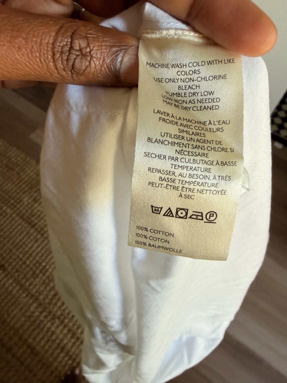 Anthropologie White Sleeveless Button-Down Shirt - Picture 5 of 5
